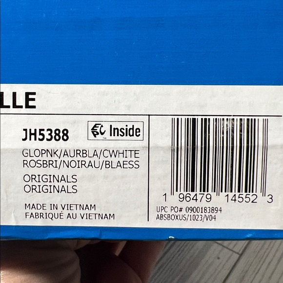 Adidas Gazelle 3 stripe Sneakers shoes pink black lace up men’s size 10.5 JH5388 - Picture 12 of 12